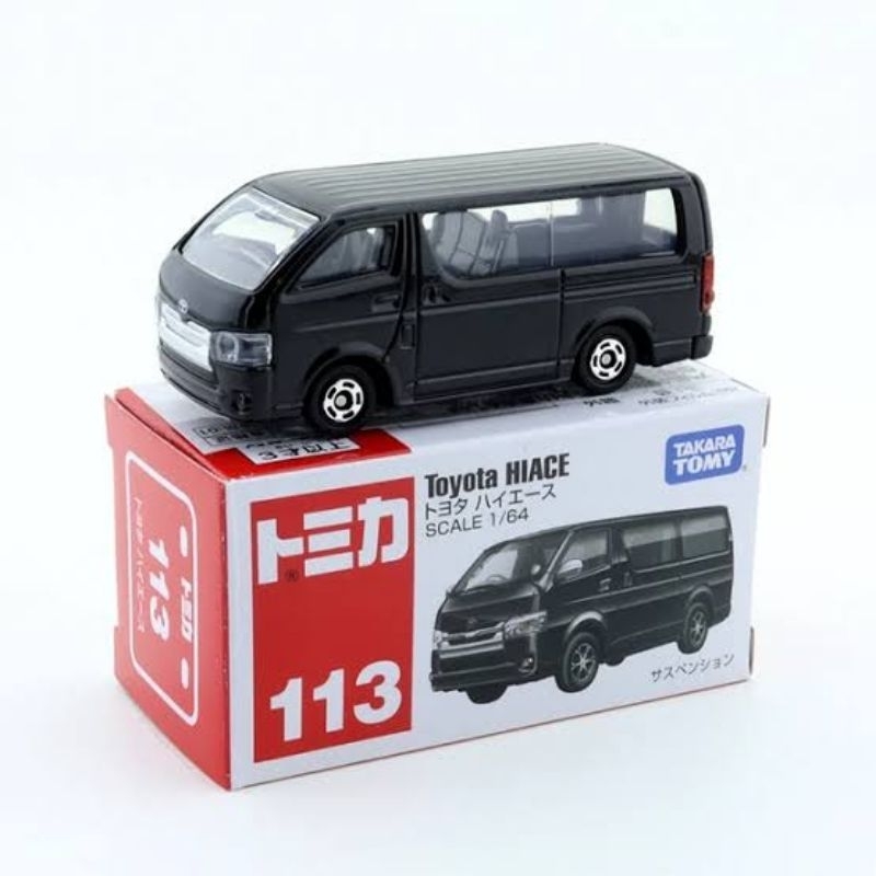 Diecast Tomica Regular Hiace No 113 Black