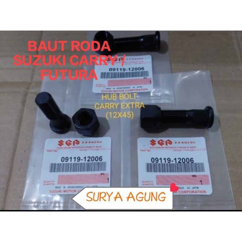BAUT RODA + MUR 12X45 MOBIL SUZUKI CARRY EXTRA / FUTURA