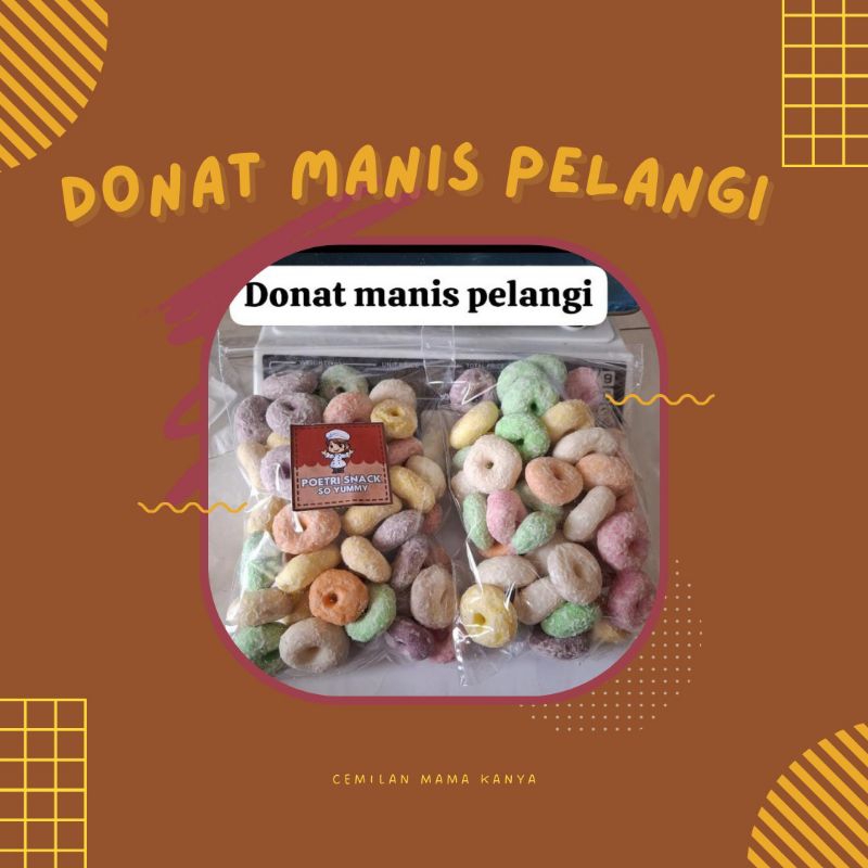 

Donat Manis Pelangi 200gr