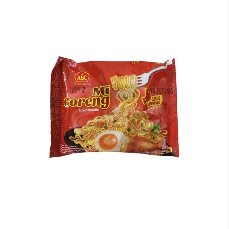 

Mi ABC Fried Mie Goreng 70g