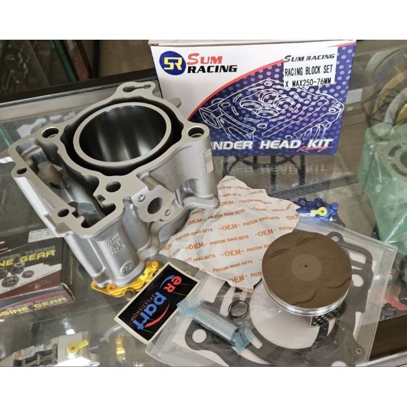 Blok Seher piston 76 Xmax 300cc cylinder kit