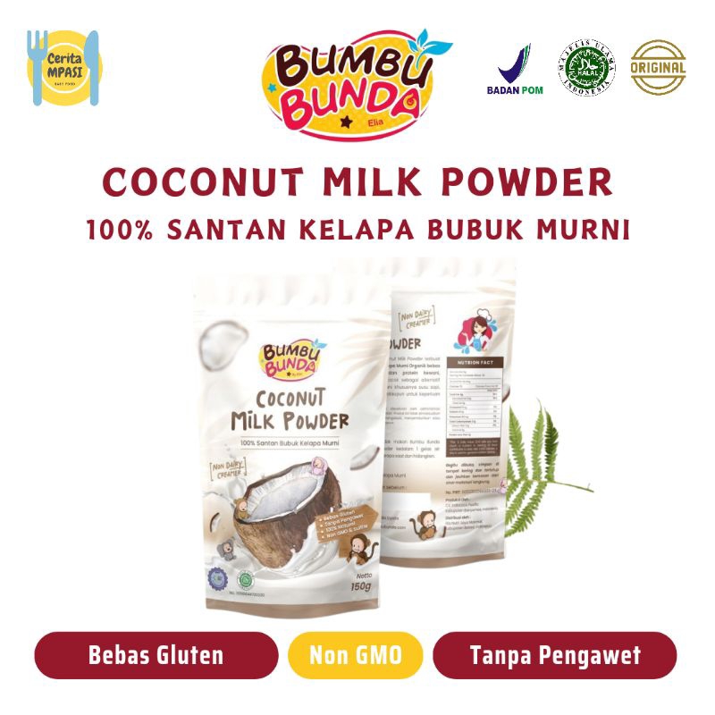 

Bumbu Bunda Coconut Milk Powder Santan Kelapa Bubuk MPASI