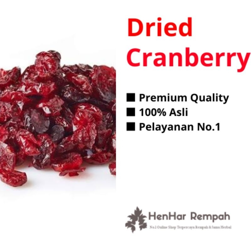 

Dried Cranberry Buah Cranberry 250 gram & 500 gram