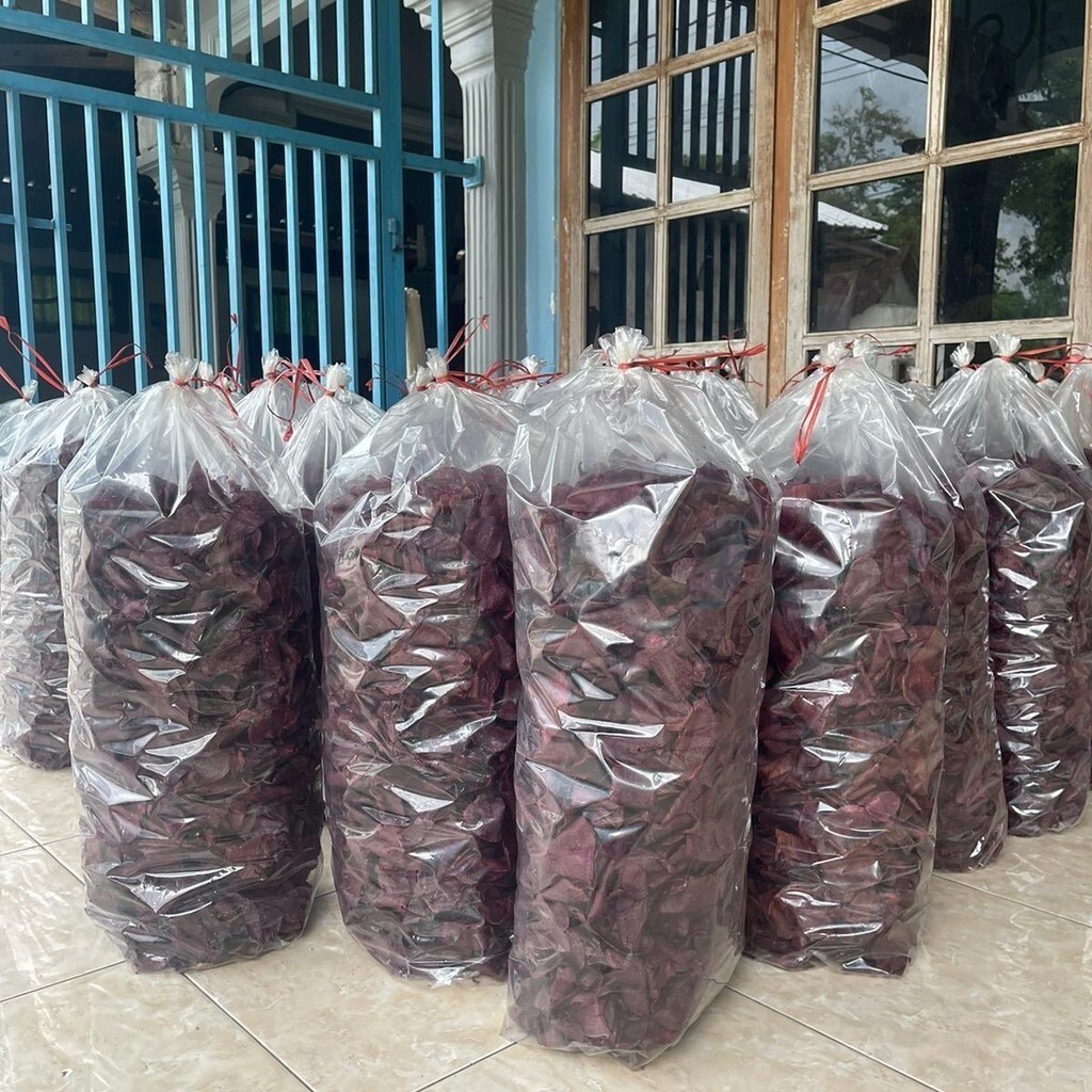 

Keripik Ubi ungu manis renyah 1kg