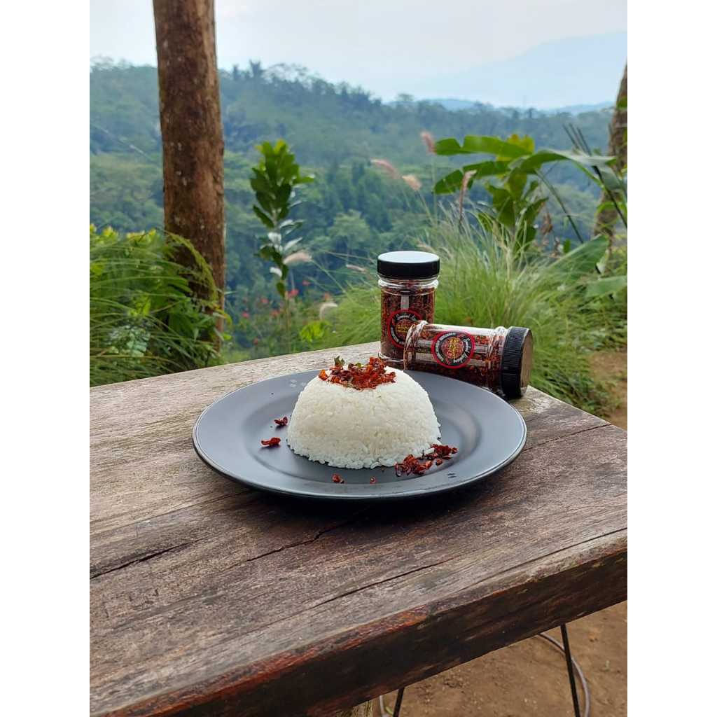 

Sambal Sambel Kriuk Hot Pedas Original Daun Jeruk Sambel bawang tabur