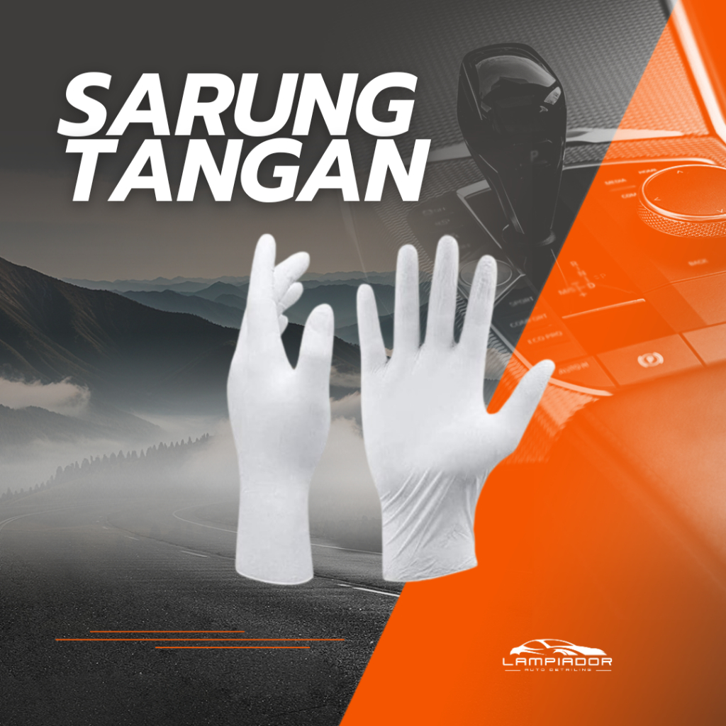 sarung tangan karet medis anti air medis tebal warna putih