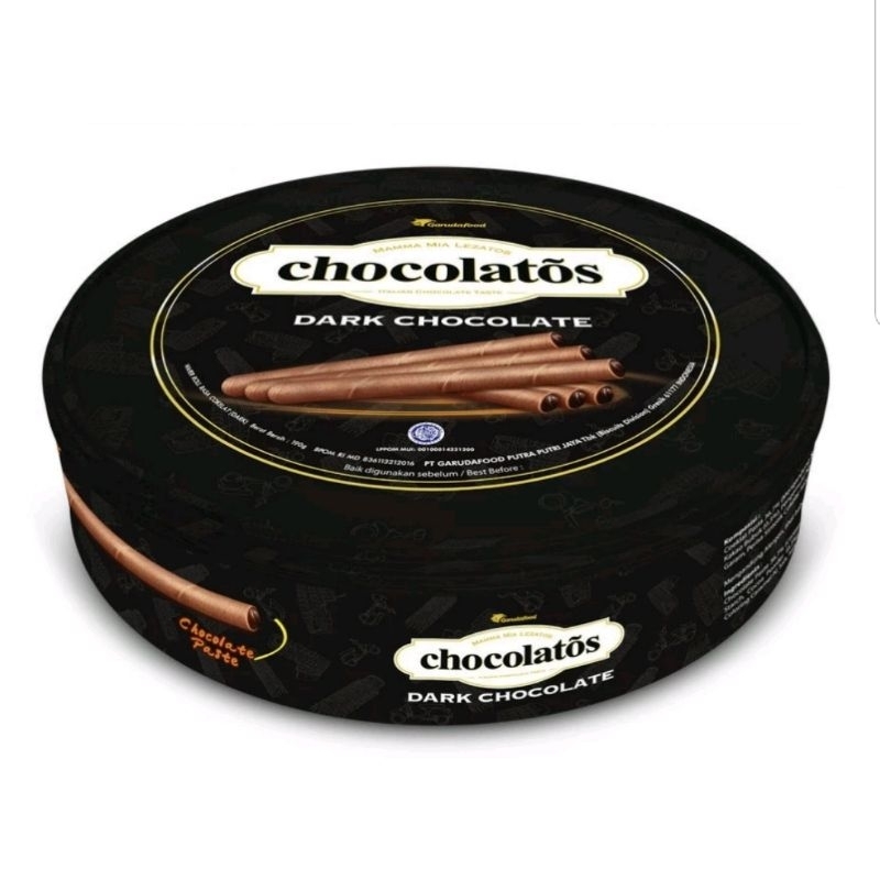 

Chocolatos Dark Wafer Roll 190gr