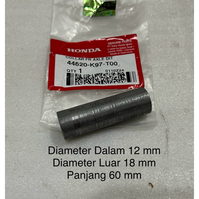 Collar Bosh Dalam Tromol Depan PCX150 Vario160 Ori AHM 44620K97T00