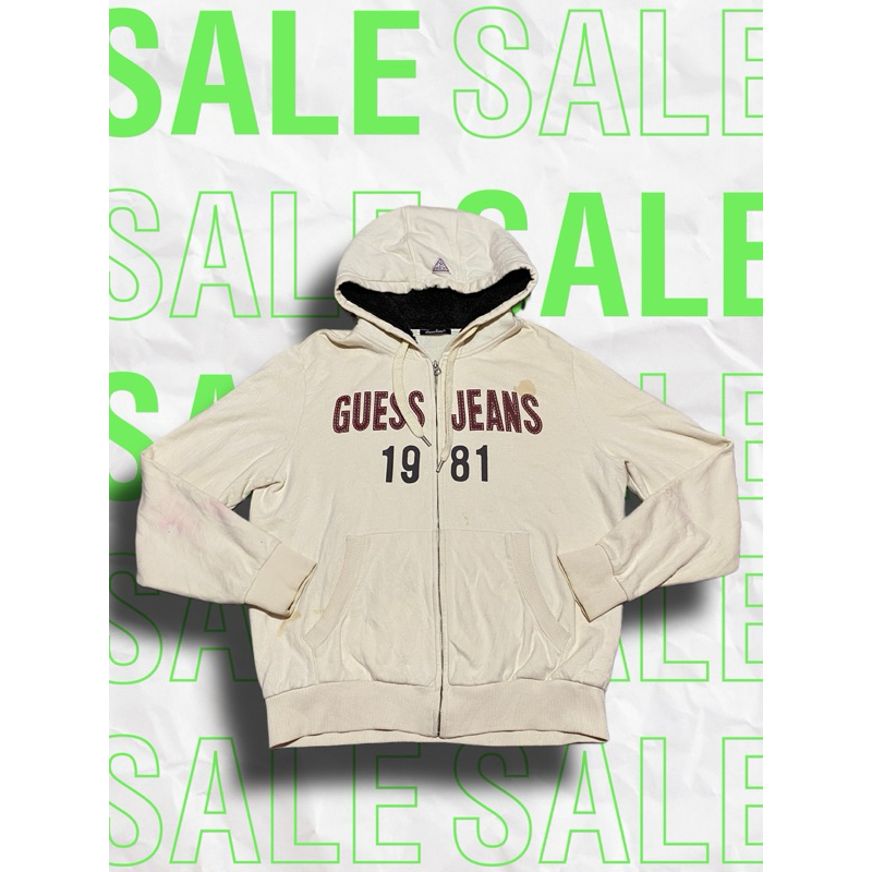 zipper hoodie guess guessjeans guess 1981 hoodie original