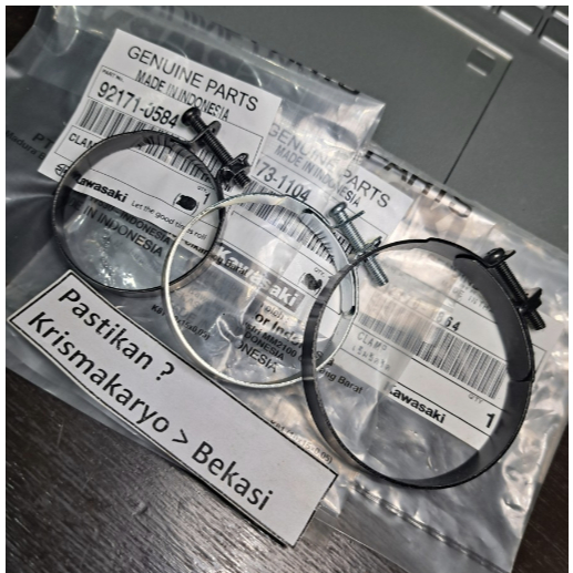 Klem Karbu Ninja RR 150 Ori Clamp Filter Kawasaki