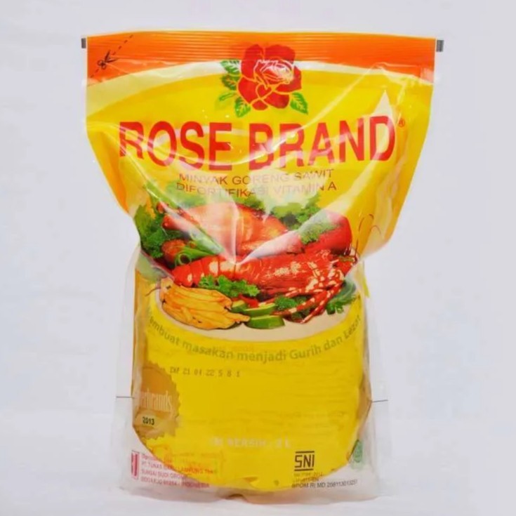 

MINYAK GORENG Rose Brand Pouch Refill 2L / 2 Liter 2000mL