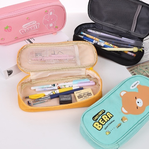 

Kotak Alat Tulis Korea Motif Lucu / Tempat Pensil Resleting Lucu / Pencil Case Cartoon / Tempat Pensil