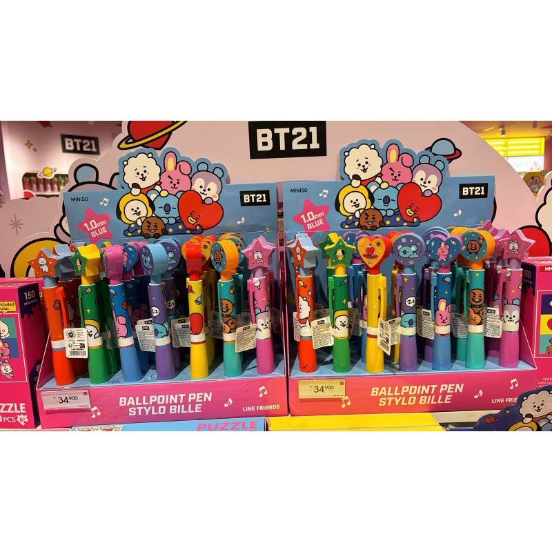 

MINISO BT21 PULPEN / PULPEN BT21 (Ready Stock)