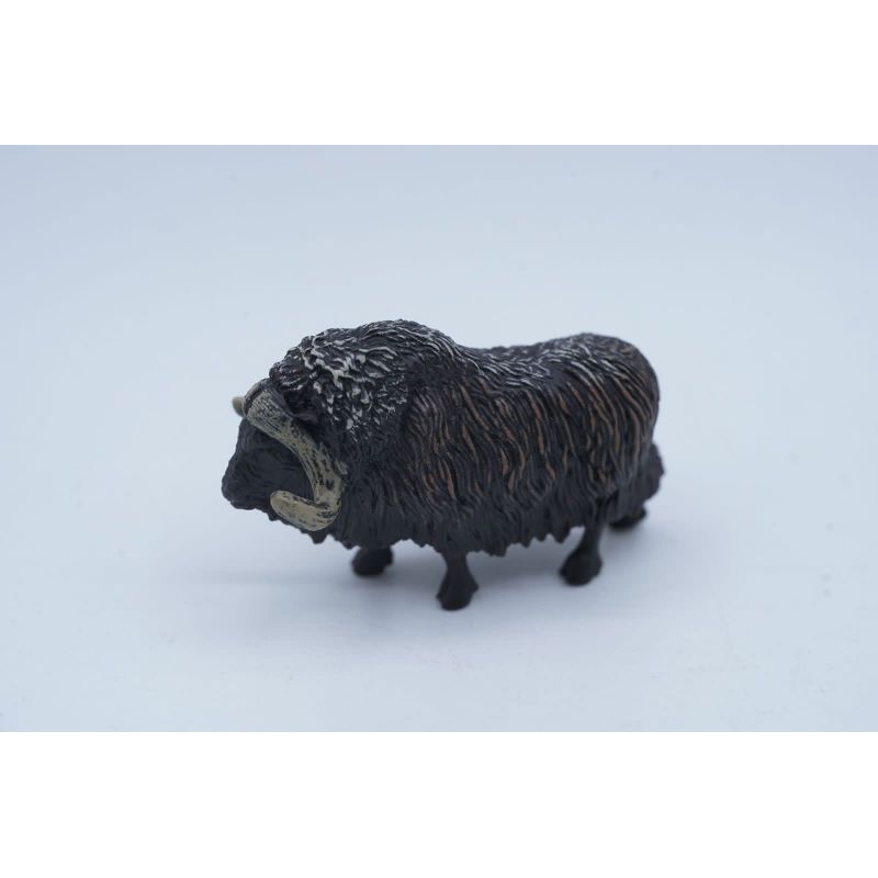 Musk Ox Buffalo Mainan Animal Figure Binatang Miniature Edukasi Anak Hewan Figurine Pajangan Collect