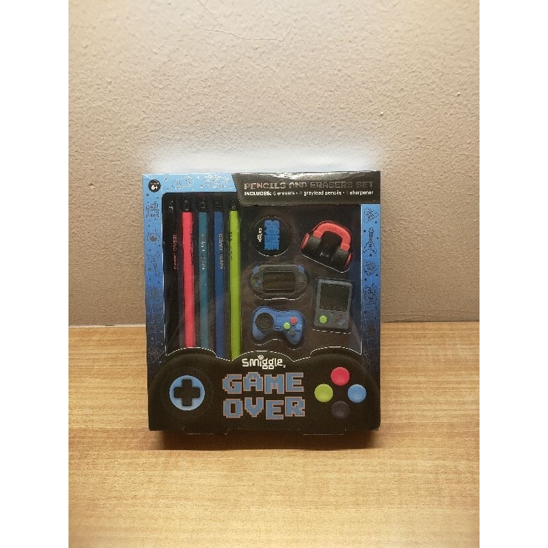 

Smiggle pencils and erasers set