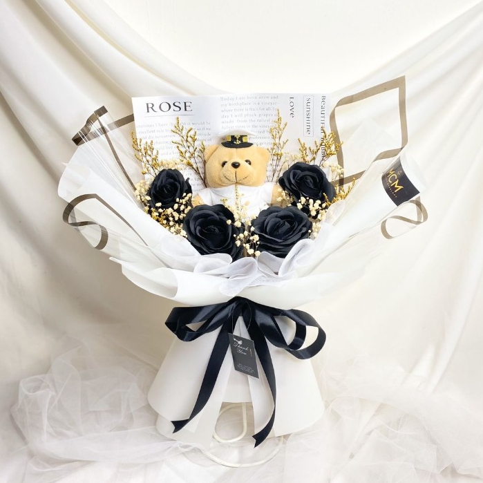 MCM-Premium Buket Bunga Boneka TNI AL