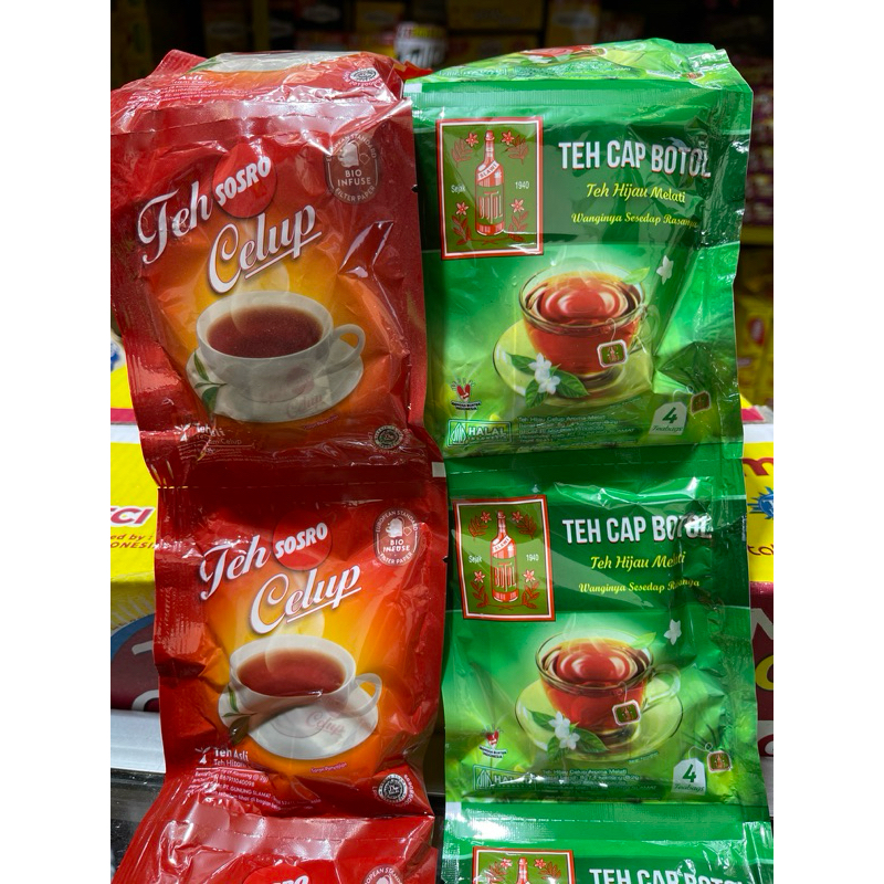 

TEH CELUP SOSRO/CAP BOTOL RENCENG ( ISI 10 )
