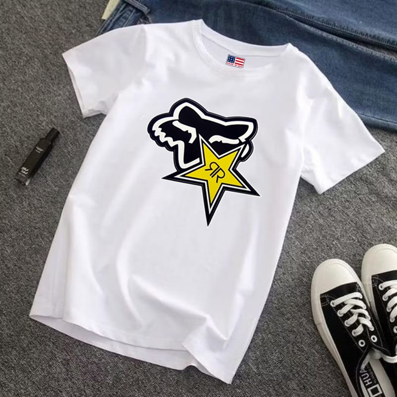 kaos Rockstar Lengan Pendek katun 20s Kaos Rockstar Unisex