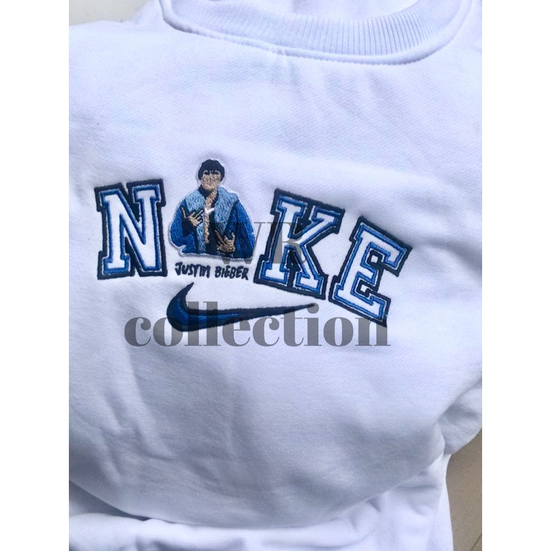 sweater crewneck custom BORDIR ukuran besar WANITA/PRIA