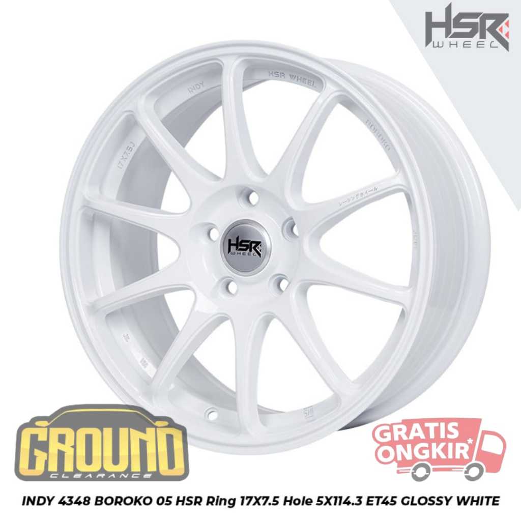 TERLARIS VELG MOBIL R17 HSR INDY BUAT INNOVA, CAMRY, ACCORD, CRETA VELG R17 MURAH GRATIS ONGKIR
