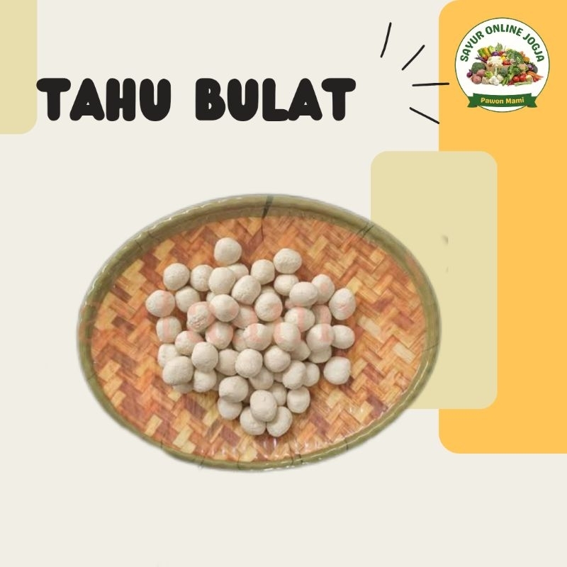 

Tahu bulat mini mentah perpack tahu sop 100gr - PAWON MAMI SAYUR ONLINE JOGJA