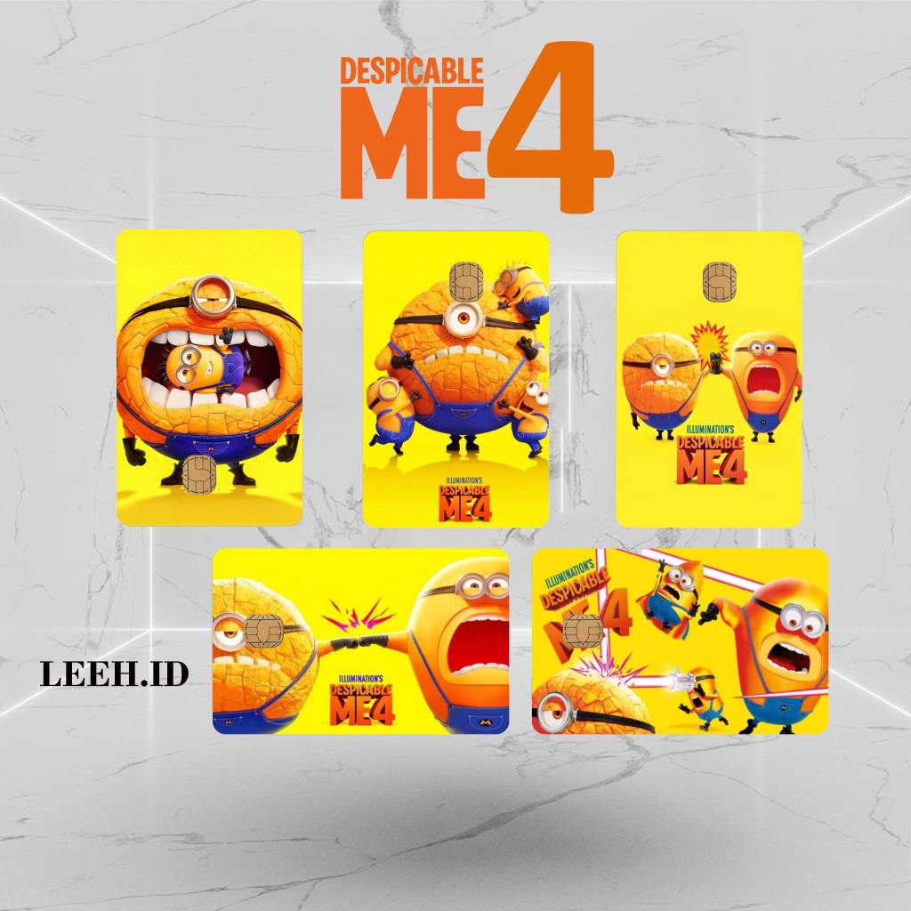 DESPICABLE ME 4 - MINION - Kartu Etoll Flazz Gen 2/Emoney