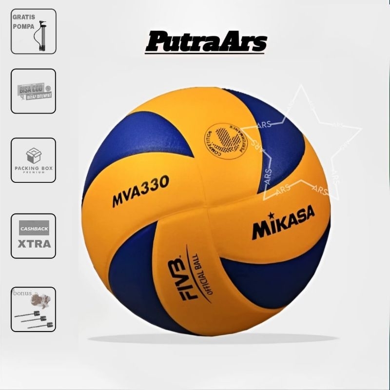 BOLA VOLLY MIKASA MVA330 ORIGINAL 100% REALPICT