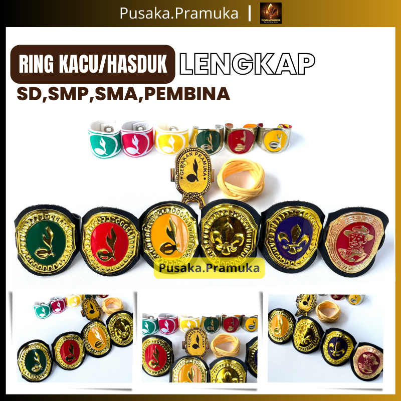 Ring Kacu Hasduk Dasi Pramuka Untuk Siaga, Penggalang, Penegak, dan Pembina