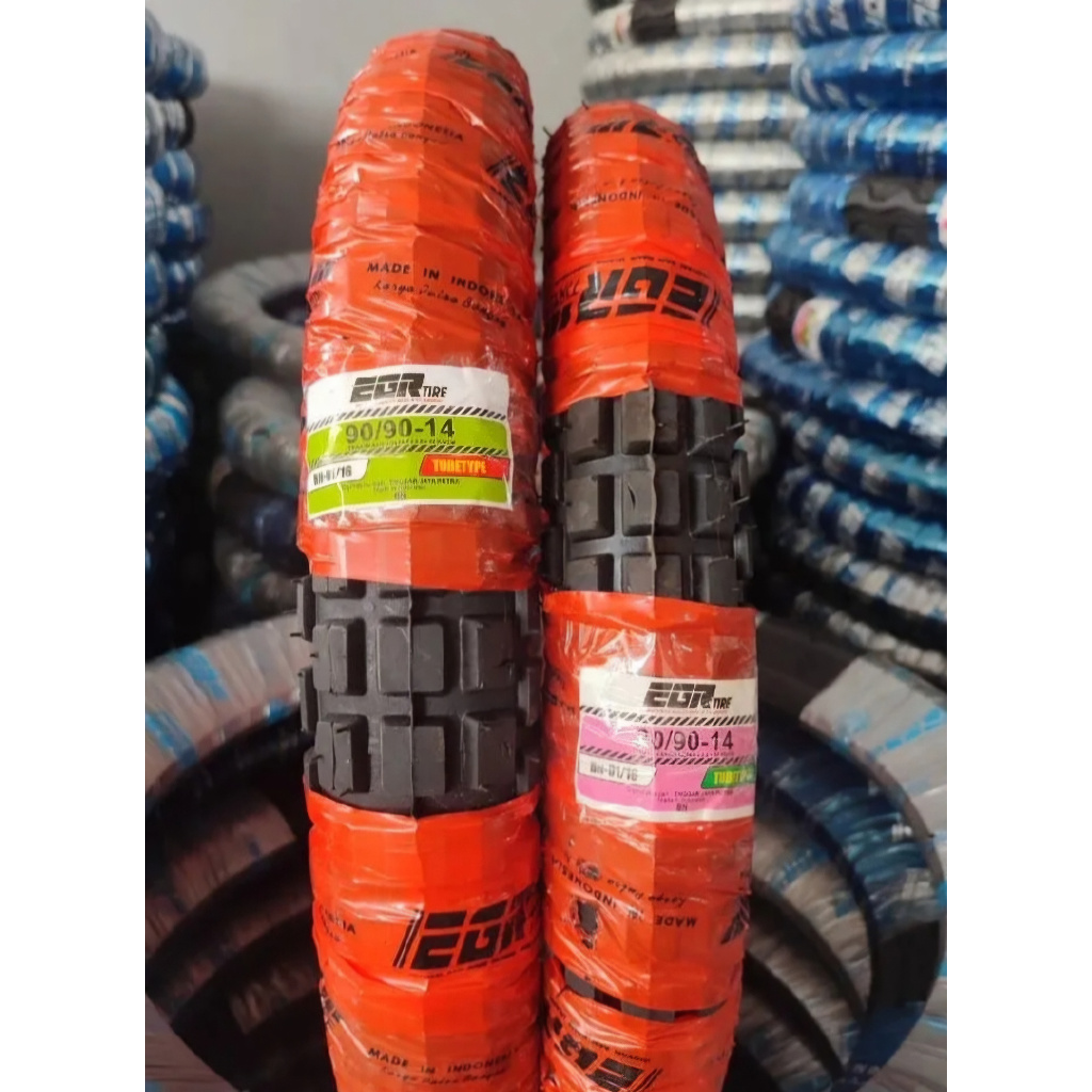 ban matic trail ring 14 ukuran depan 80/90 dan belakang 90/90 ring 14 cocok untuk beat vario mio gen