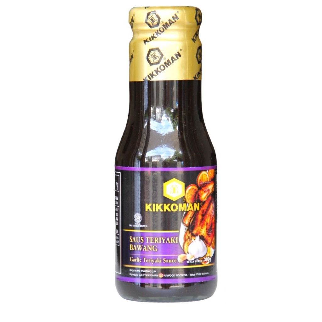 

Saus saos bawang putih garlic teriyaki sauce Kikkoman kiikoman halal 300 Gram