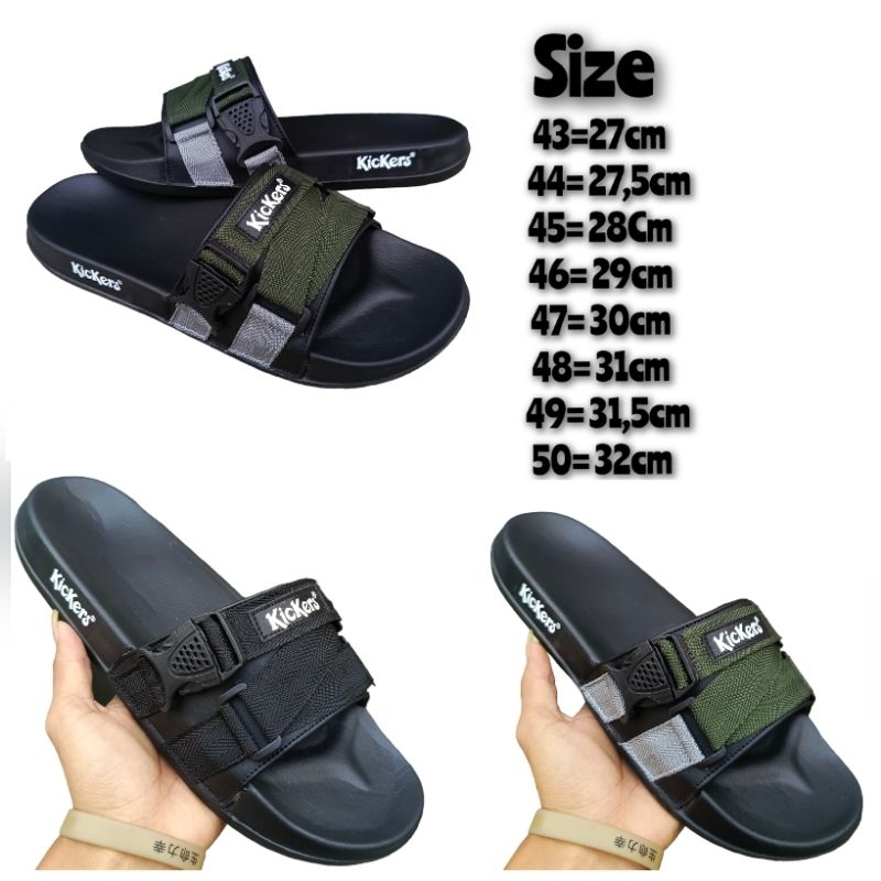 Sandal Olahraga Ukuran Jumbo Sandal Selop pria Terbaru Sandal Slide Casual Pria Sandal Slip-on sanda