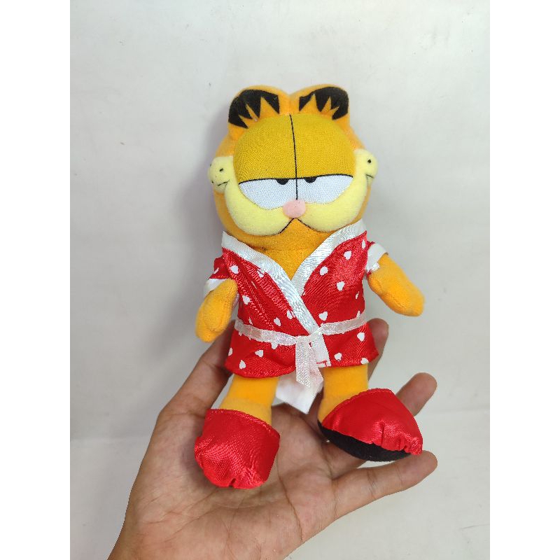 boneka Garfield vintage piyama kostum original