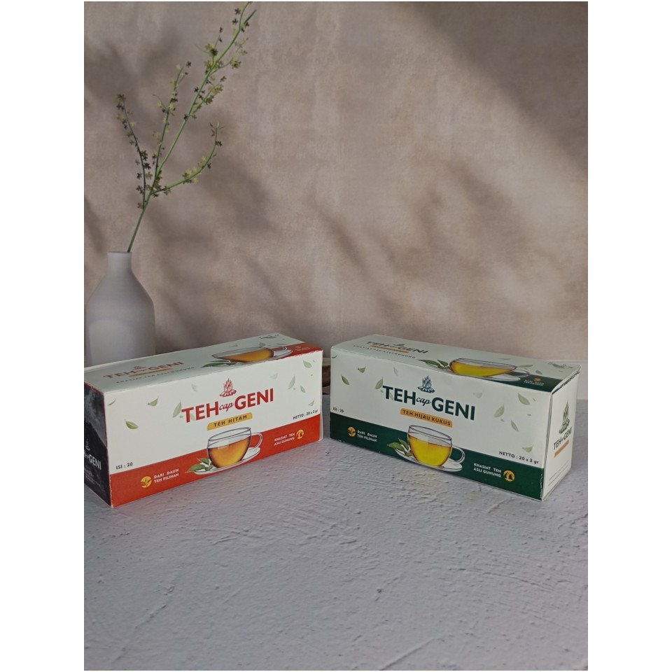 

TWIN PACK TEH GENI | Teh Hijau Kukus & Teh Hitam Celup