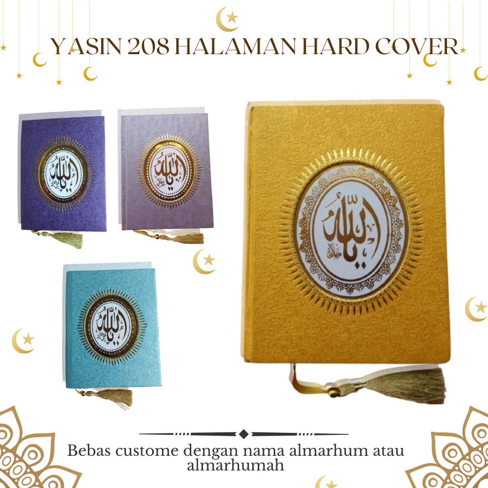 

Cetak Yasin Dan Tahlil Isi 208 Halaman Hard Cover Bahan Rcp Di Tambah Sisipan Lengkap Awet