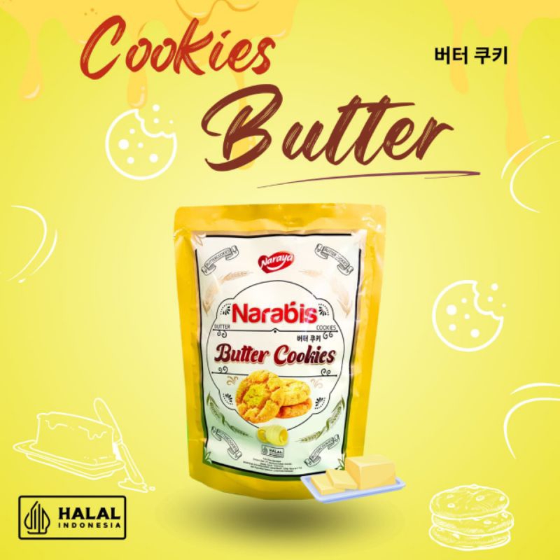 

HALAL NARAYA NARABIS COOKIES BUTTER/ SESAME / VEGGIE 220GR
