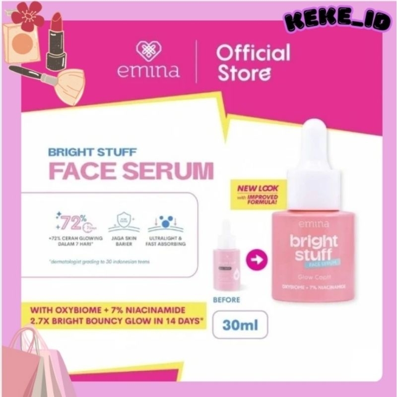 EMINA BRIGHT STUFF FACE SERUM 30ML / SERUM EMINA