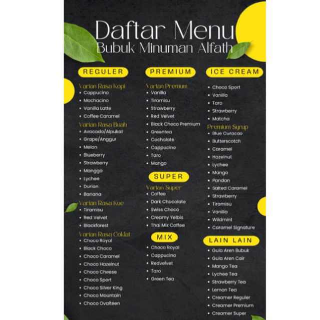 

Bubuk Minuman TEH 250gr