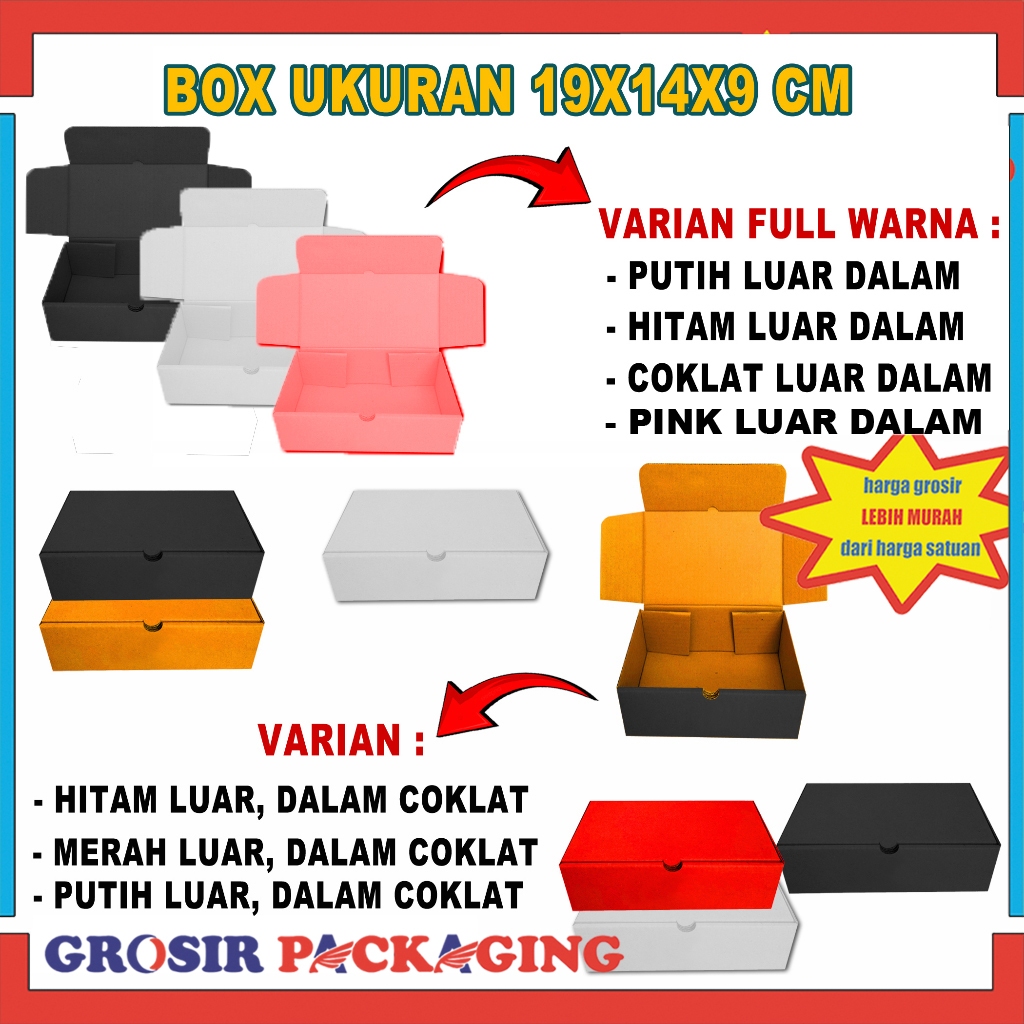 

Box 19x14x9cm /Box Hampers/Kardus Packaging/Kardus Polos/Box Gelas