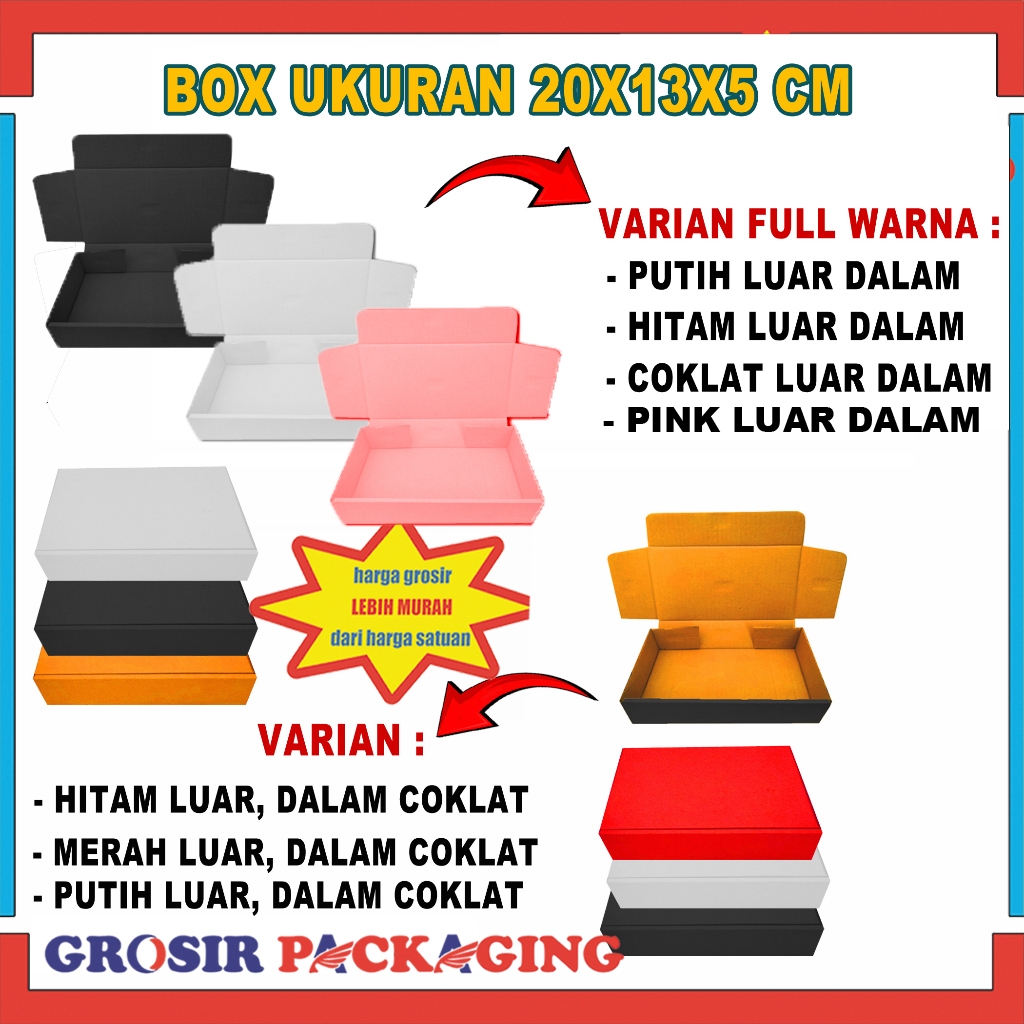 

Box 20x13,5x5cm /Box Hampers/Box Mini/Box Dompet Panjang/Kardus Polos