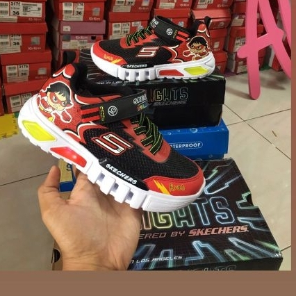 Sepatu anak skechers 406043 LED