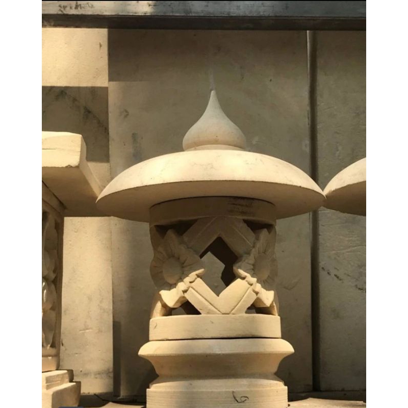 LAMPION BATU ALAM BULAT