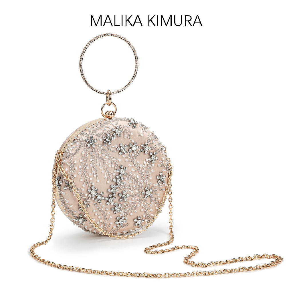 MALIKA KIMURA - Tas rantai wanita / Tas tangan bulat wanita/ Tas tangan wanita / Tas fashion bag / T