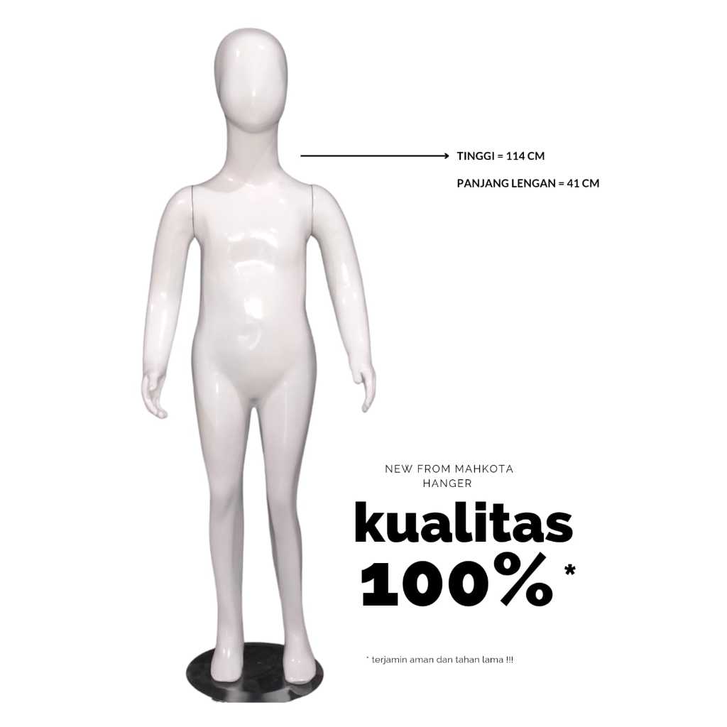 PATUNG MANEKIN FULL BODY ANAK UNISEX / COWO CEWE