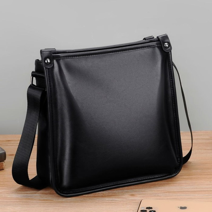 Tas Selempang Kulit Pria - Tas Kerja Tas Ipad Tas Bahu Pria Kulit Asli