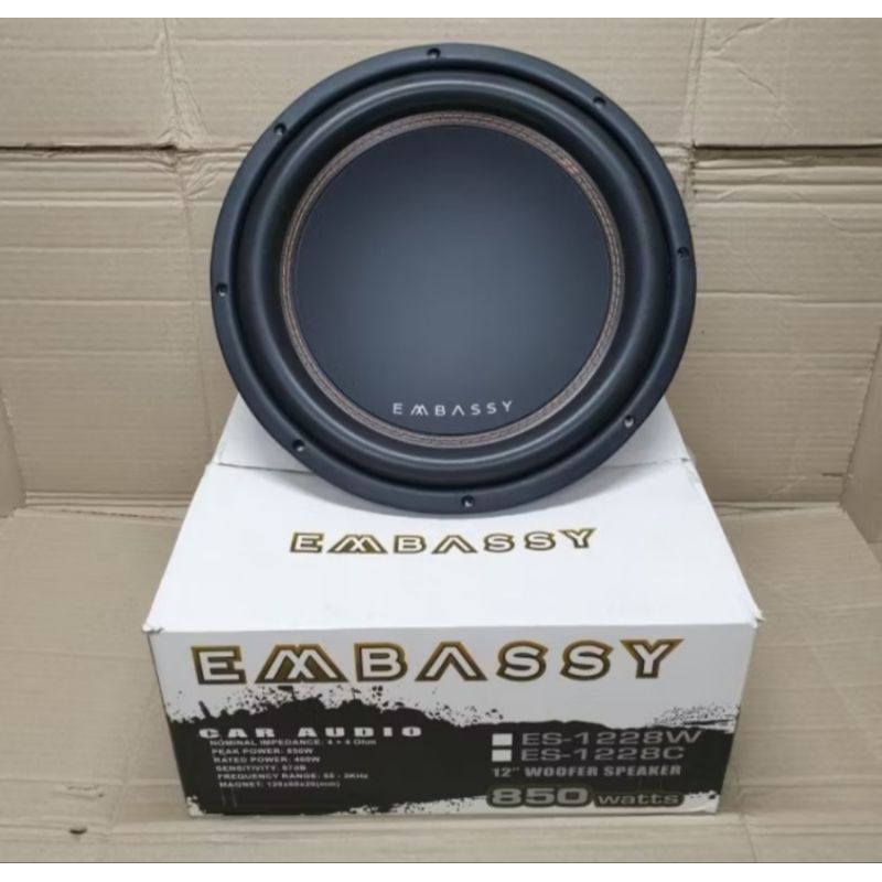 Subwoofer 12 Inch Double Coil EMBASSY ES-1228C