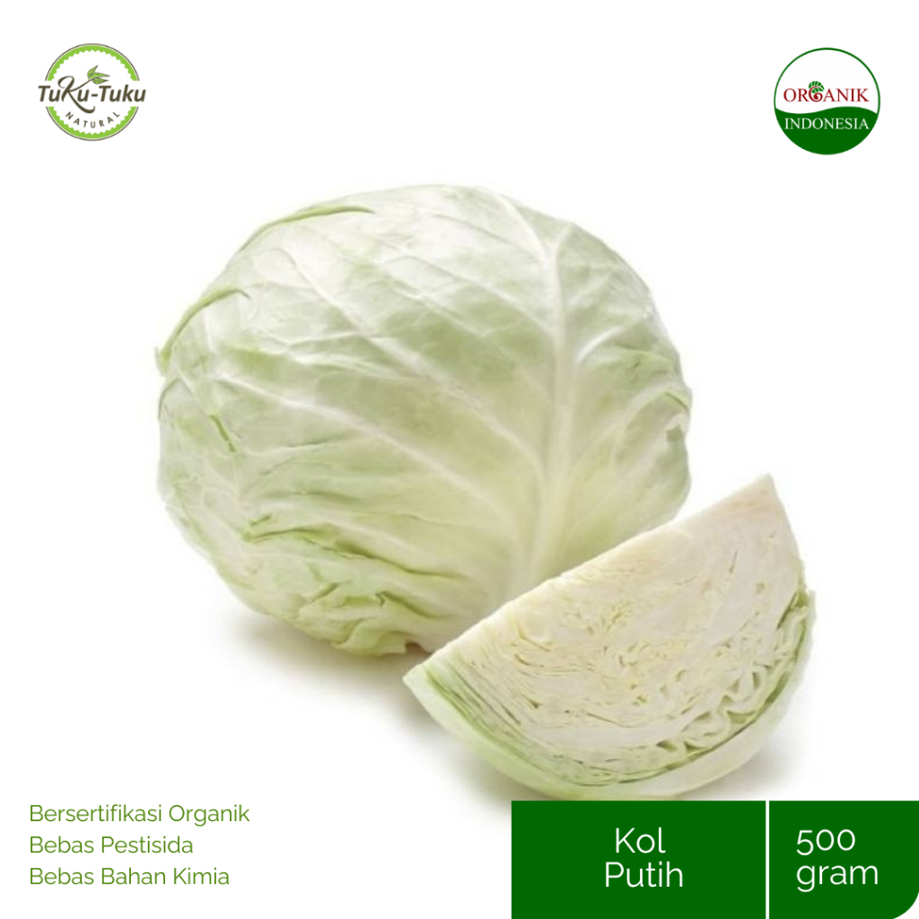 

KOL PUTIH ORGANIK BSP FARM 500GR