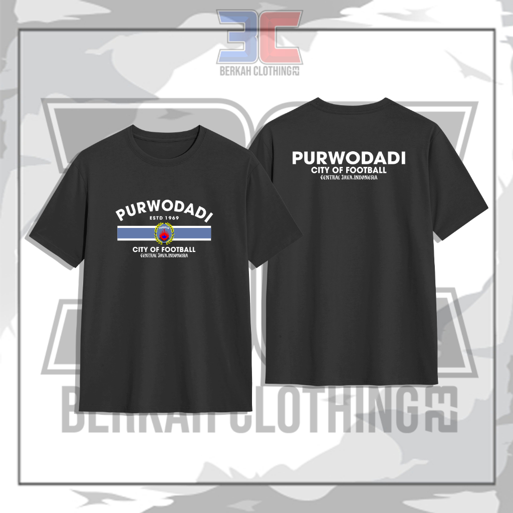 T shirt kaos suporter PERSIPUR " Purwodadi City Of football 1969"
