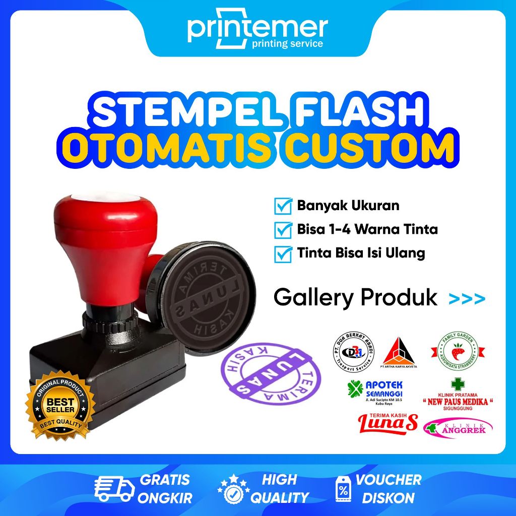 

Stempel Flash Otomatis Custom