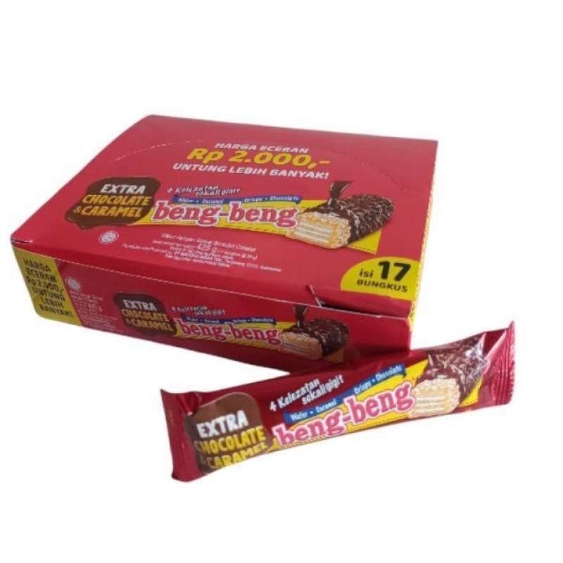 

Beng Beng Wafer dengan Sereal Bersalut Cokelat 1 Box Isi 17pcs