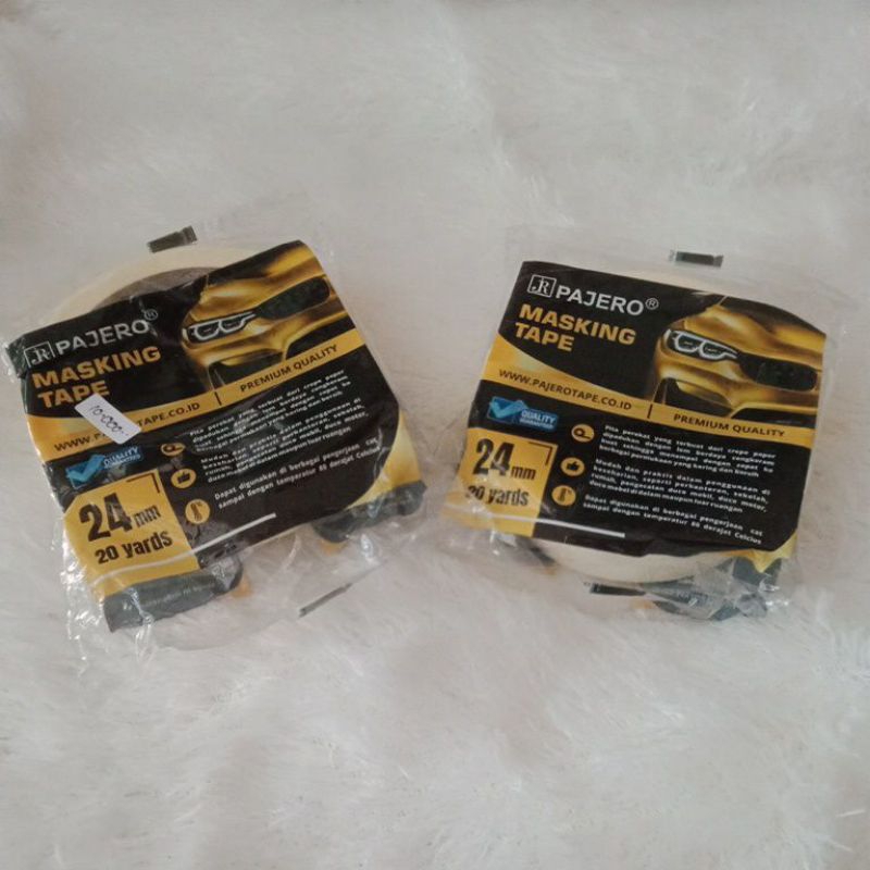 

isolasi kertas masking tape 24mm × 20 yards